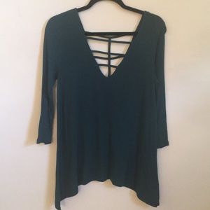 Mudd shark bite top - green